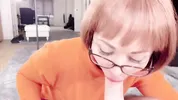 Cum On My Glasses Velma Facial Blowjob Larkin Love
