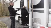 BangVan - Security Breach: Jennifer Mendez Caught Masturbating at the Parking Lot and gets Searched by Security