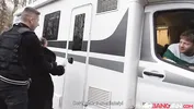 BangVan - Security Breach: Jennifer Mendez Caught Masturbating at the Parking Lot and gets Searched by Security