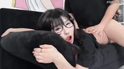 Goth Asian Teen Like Femdom and Rough Facial