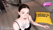 I gave him a slobbery blowjob and got cum on my face