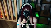 The nun decides to be naughty for the first time and rides a BBC