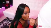 Curvy Ebony Lily Starfire Enjoys Sensual Pussy Pounding