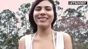 Curvy Latina Honey Paola Picked Up for Hard Fuck with Big Cock Stud - CARNE DEL MERCADO