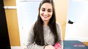 Curvy Brunette Elliot Messy Deep BJ Thirsty Full Swallow!