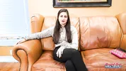 Curvy Brunette Elliot Messy Deep BJ Thirsty Full Swallow!