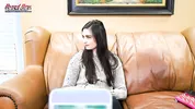 Curvy Brunette Elliot Messy Deep BJ Thirsty Full Swallow!