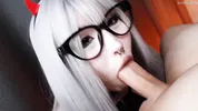 Tiny Asian succubus gets rough sex and deepthroat – turns out my innocent stepsis