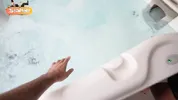 While my husband was on a business trip — I gave my male neighbor some hot jacuzzi company