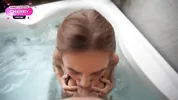 While my husband was on a business trip — I gave my male neighbor some hot jacuzzi company