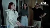Step Mom and Step Sister Share Bed with Step Son in Wild Hotel Fuck (feat. Ghomestory)