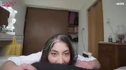 Schoolgirl plays with my big cock and dares anal sex