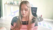 Caring StepDaughter gives her StepFather a dick massage and gets a Creampie in her tight pussy