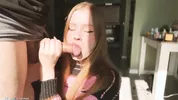 Caring StepDaughter gives her StepFather a dick massage and gets a Creampie in her tight pussy