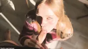 Caring StepDaughter gives her StepFather a dick massage and gets a Creampie in her tight pussy