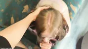Caring StepDaughter gives her StepFather a dick massage and gets a Creampie in her tight pussy