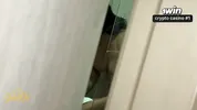MILF - My sexy stepmom caught me spying her and she gives me a real sex lesson