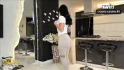MILF - My sexy stepmom caught me spying her and she gives me a real sex lesson