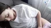 Roughly fucking  tight ass instead of her boyfriend. Anal Creampie - Valeria Sladkih