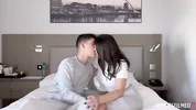 Just after waking up we had passionate sex to start the morning