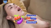 I love lying on our couch, but I love it even more when his huge cock enters me