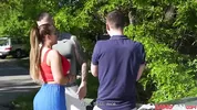 BangVan - If This Muscled Strongman Can Tag a Car He Can Tag Her Holes Too!