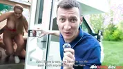 BangVan - If This Muscled Strongman Can Tag a Car He Can Tag Her Holes Too!