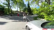BangVan - If This Muscled Strongman Can Tag a Car He Can Tag Her Holes Too!