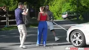 BangVan - If This Muscled Strongman Can Tag a Car He Can Tag Her Holes Too!