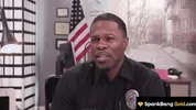 SPANKBANG GOLD - Cheating Hot Cop Gangbanged By Entire Cop Force
