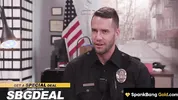 SPANKBANG GOLD - Cheating Hot Cop Gangbanged By Entire Cop Force