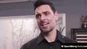 SPANKBANG GOLD - Cheating Hot Cop Gangbanged By Entire Cop Force