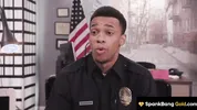 SPANKBANG GOLD - Cheating Hot Cop Gangbanged By Entire Cop Force