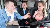 BangVan - A Stressed-out Office Worker Lets Off Some Steam Inside BangVan with Busty Jen!