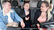BangVan - A Stressed-out Office Worker Lets Off Some Steam Inside BangVan with Busty Jen!