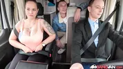 BangVan - A Stressed-out Office Worker Lets Off Some Steam Inside BangVan with Busty Jen!