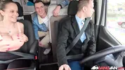 BangVan - A Stressed-out Office Worker Lets Off Some Steam Inside BangVan with Busty Jen!
