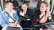BangVan - A Stressed-out Office Worker Lets Off Some Steam Inside BangVan with Busty Jen!
