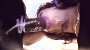 Paris Dewett Slobs all over my dick before I pound on her tight pussy