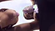Paris Dewett Slobs all over my dick before I pound on her tight pussy