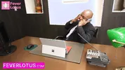 Hot Japanese Secretary’s Tight Skirt Ripped by Black Boss – Raw BBC Creampie on the Desk