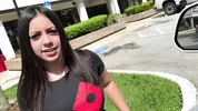 Real Street Pick Up | Pizza Slut Gets Fucked | Melz Tube | 19 years old slut | Teddy Tarantino