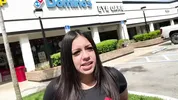 Real Street Pick Up | Pizza Slut Gets Fucked | Melz Tube | 19 years old slut | Teddy Tarantino
