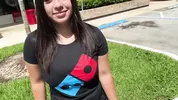 Real Street Pick Up | Pizza Slut Gets Fucked | Melz Tube | 19 years old slut | Teddy Tarantino