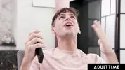 ADULT TIME - Naughty Petite Dylan Moore Seduces Shocked StepCousin By Showing Him Her Wet Pussy