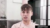 ADULT TIME - Naughty Petite Dylan Moore Seduces Shocked StepCousin By Showing Him Her Wet Pussy