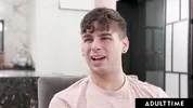 ADULT TIME - Naughty Petite Dylan Moore Seduces Shocked StepCousin By Showing Him Her Wet Pussy