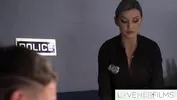 Naughty Officer Kenzie Taylor Seduces Perp While On Interrogation