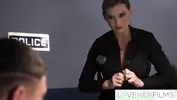 Naughty Officer Kenzie Taylor Seduces Perp While On Interrogation