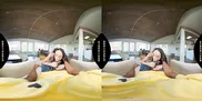 BRAZZERS - Delivery Girl Alexis Tae Tries On Lingerie & Rides Hard Until Her Ass Gets Covered In Cum